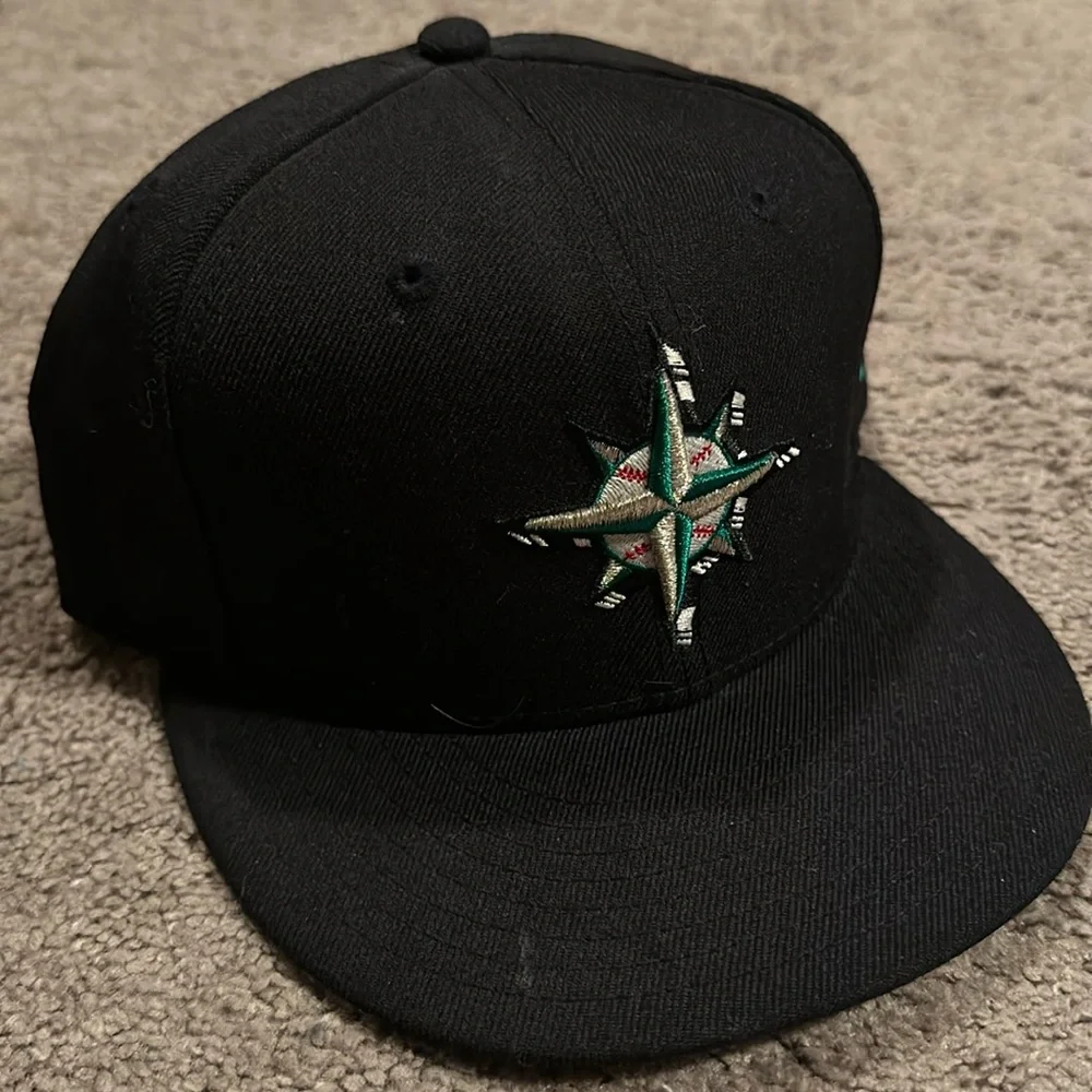 Seattle mariners custom logo new era hat - Picture 1 of 4